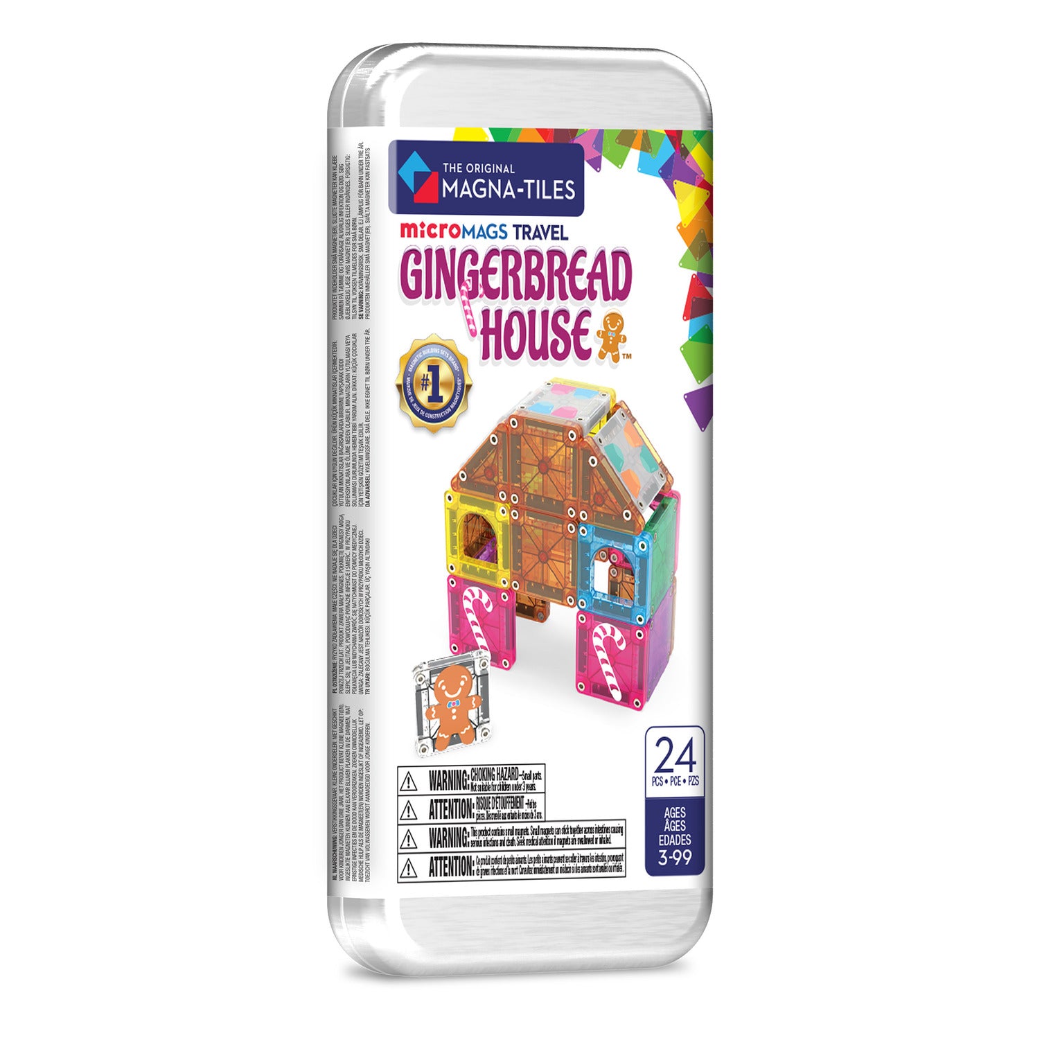 microMAGS Gingerbread House 24 Piece Travel Set
