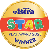 ASTRA Star Play Award 2023 winner badge