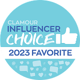 Glamour Influencer Choice badge